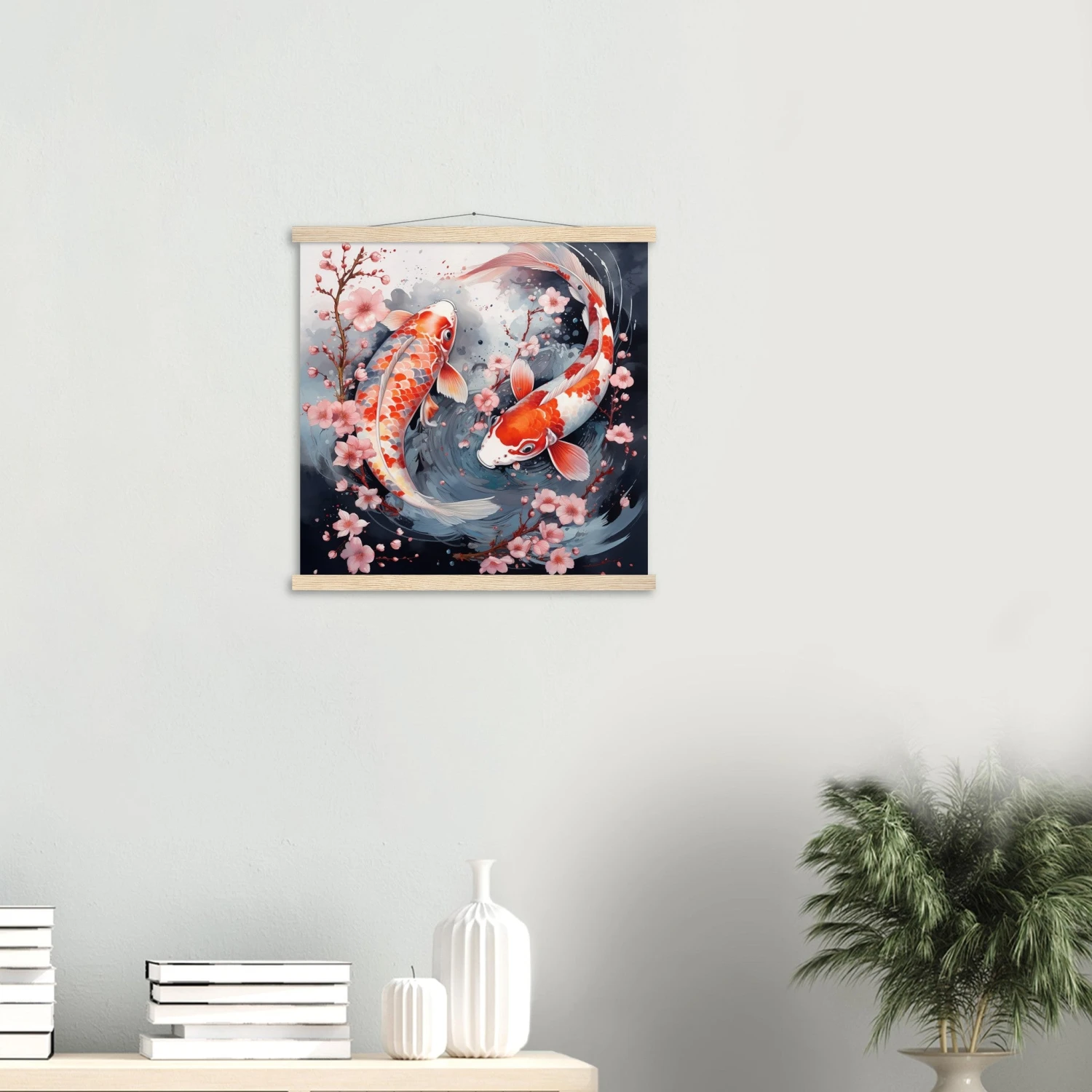 Japanese Koi Fish Painting 'Tetsuki' 9 Japanese Koi Fish Painting 'Tetsuki' - Image 7