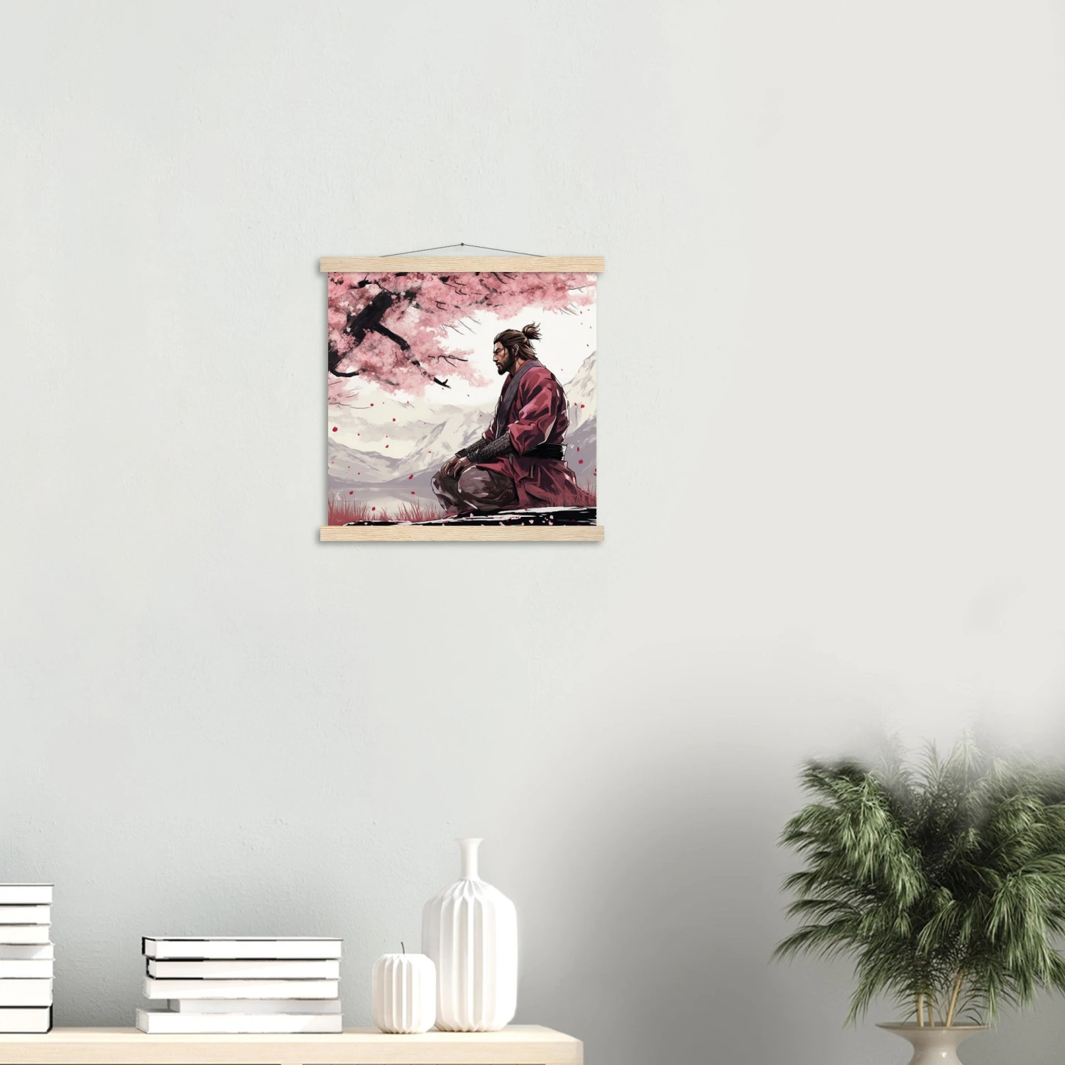 Japanese Painting Sakura 'Samurai' 10 Japanese Painting Sakura 'Samurai' - Image 8