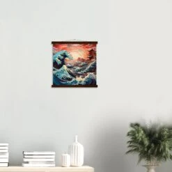 The Wave Japanese Painting 'Utawaro' -Japanese Wear Shop 67915364 ebae 4263 bbff ee86ddccfb2b