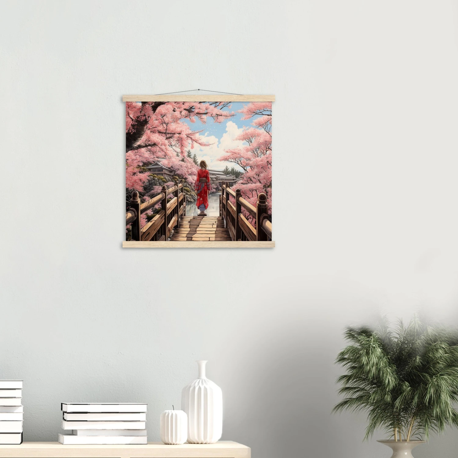 Japanese Cherry Blossom Painting 'Sakura' 8 Japanese Cherry Blossom Painting 'Sakura' - Image 6