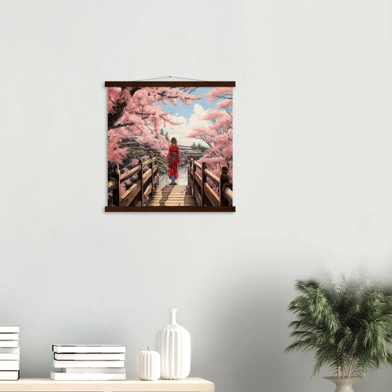 Japanese Cherry Blossom Painting 'Sakura' 7 Japanese Cherry Blossom Painting 'Sakura' - Image 5