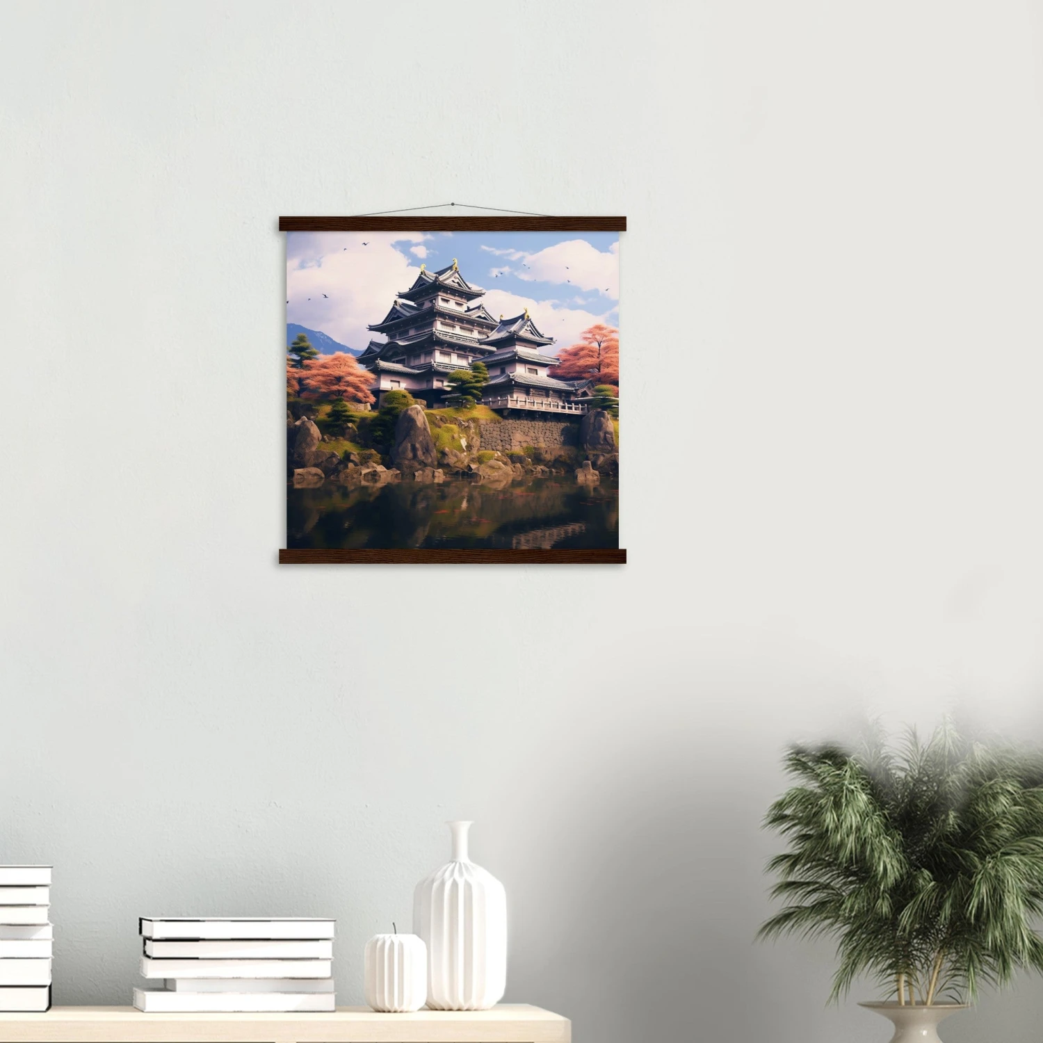 Japanese Temple Painting 'Himeji Castle' 8 Japanese Temple Painting 'Himeji Castle' - Image 6
