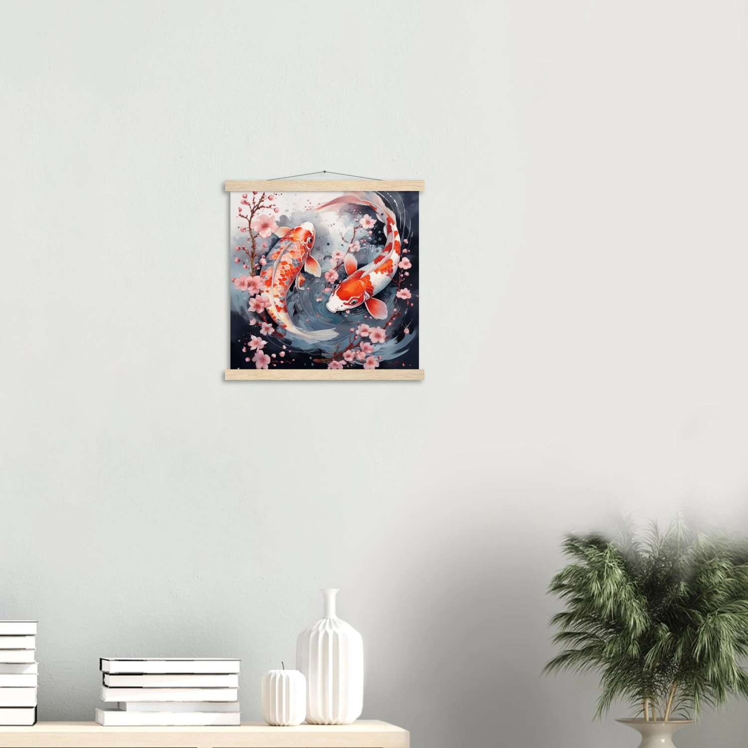 Japanese Koi Fish Painting 'Tetsuki' 10 Japanese Koi Fish Painting 'Tetsuki' - Image 8