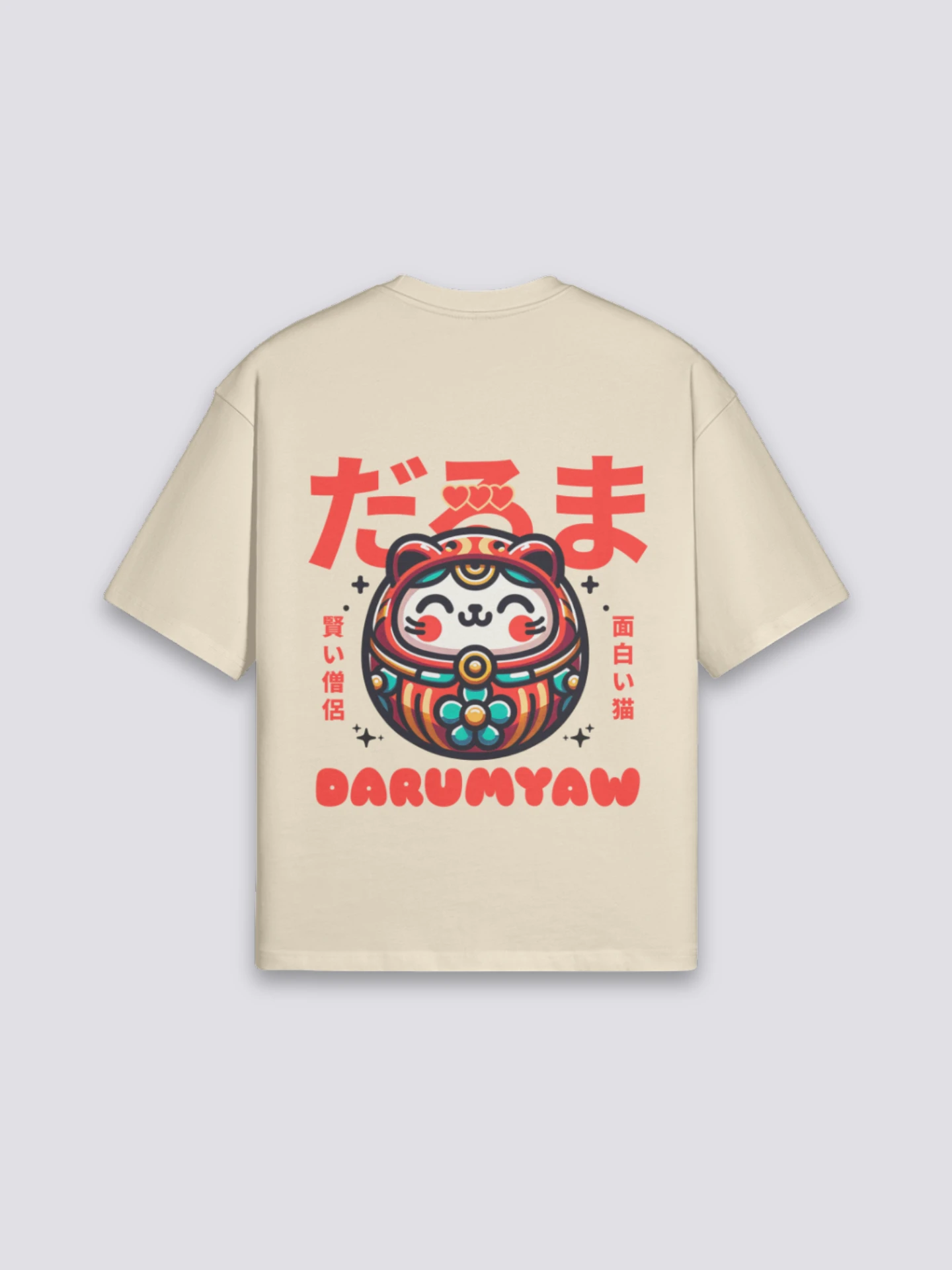 Daruma T-Shirt - だるま 4 Daruma T-Shirt - だるま - Image 2