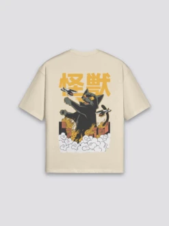 Japanese Kanji T-Shirt - からもじ 13 Japanese Kanji T-Shirt - からもじ -Japanese Wear Shop Beige Japanese Kanji T Shirt