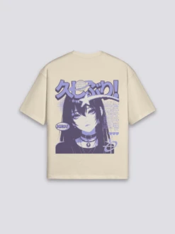 Japanese Manga T-Shirt - コミック -Japanese Wear Shop Beige Japanese Manga T Shirt