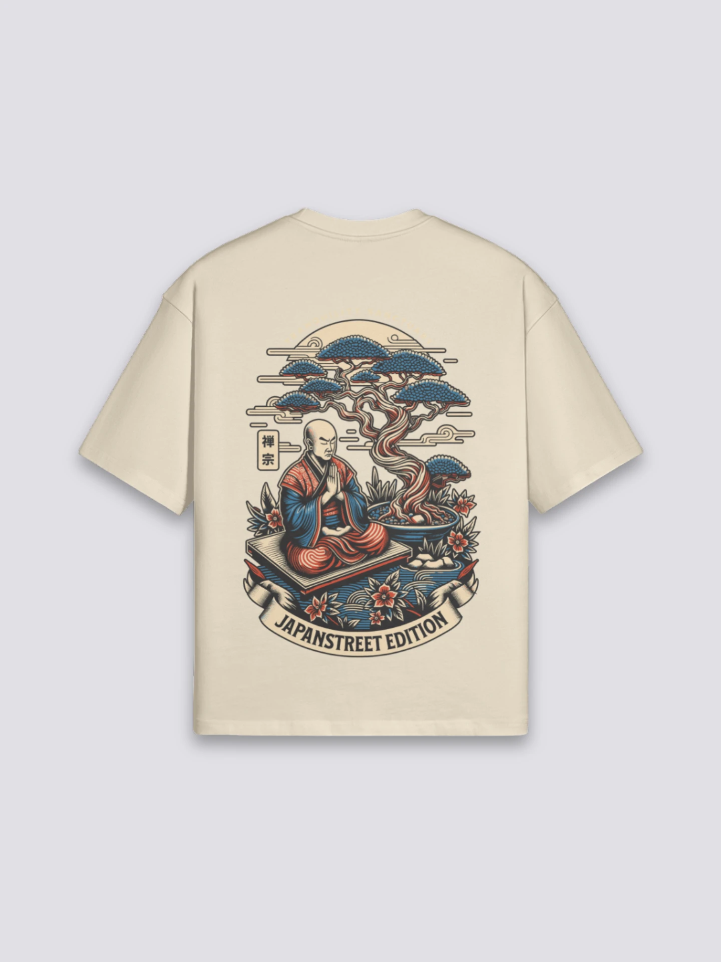 T-Shirt With Japanese Print - プリント 4 T-Shirt With Japanese Print - プリント - Image 2