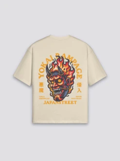 Yokai T-Shirt - ようかい 13 Yokai T-Shirt - ようかい -Japanese Wear Shop Beige Yokai T Shirt