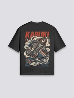 Kabuki T-Shirt - かぶき -Japanese Wear Shop Black Kabuki T Shirt