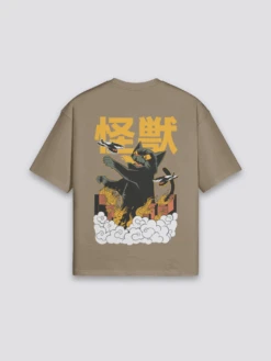 Japanese Kanji T-Shirt - からもじ 12 Japanese Kanji T-Shirt - からもじ -Japanese Wear Shop Brown Japanese Kanji T Shirt