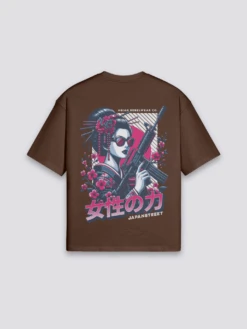Japanese Streetwear T-Shirt - アーバン 13 Japanese Streetwear T-Shirt - アーバン -Japanese Wear Shop Brown Japanese Streetwear T Shirt