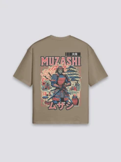 Old Japanese T-Shirt - うきよえ -Japanese Wear Shop Brown Old Japanese T Shirt