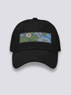 Carpe Koi Cap - カルペ・コイ 9 Carpe Koi Cap - カルペ・コイ -Japanese Wear Shop Carpe Koi Black Cap