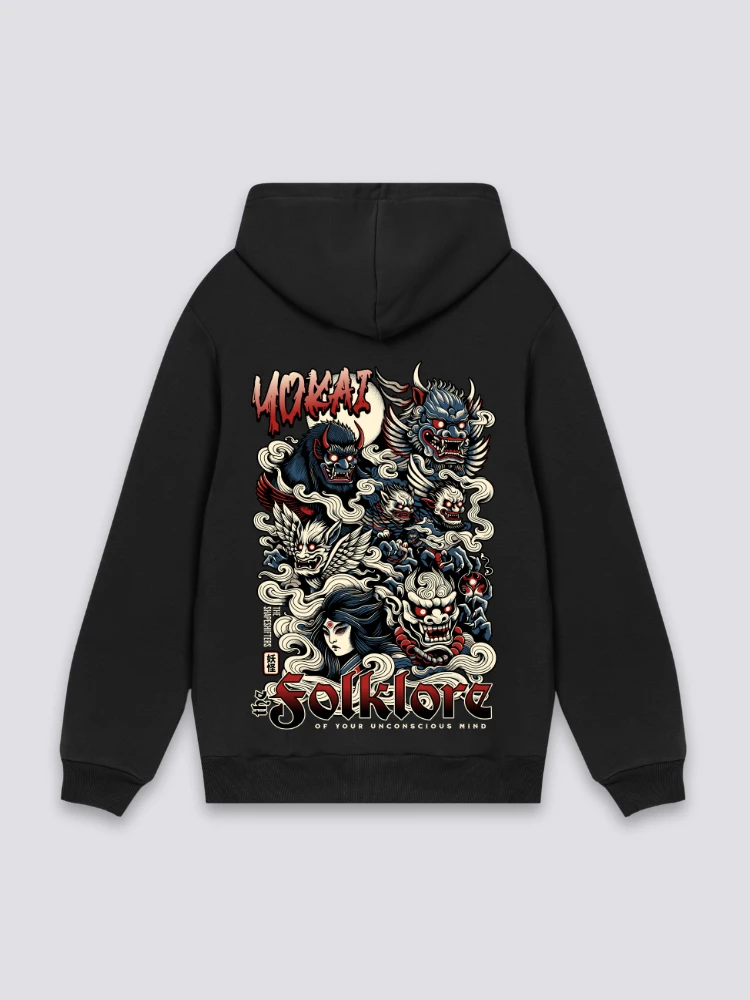 Japanese Art Hoodie - みんぞくがく 3 Japanese Art Hoodie - みんぞくがく