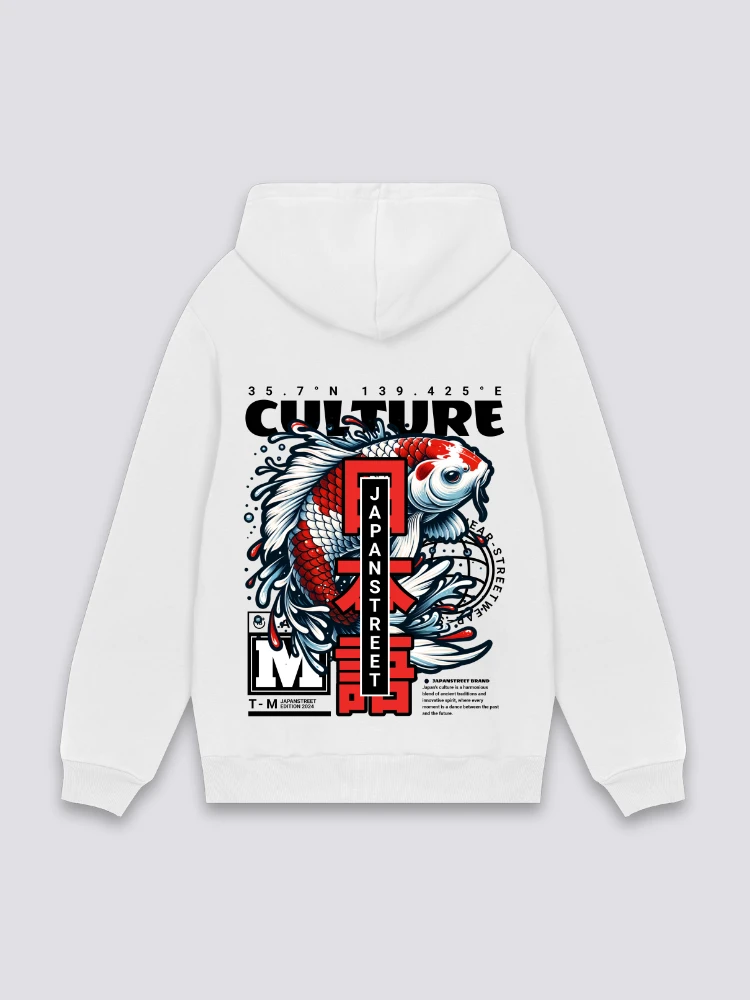 Japanese Cotton Hoodie - コットン 3 Japanese Cotton Hoodie - コットン
