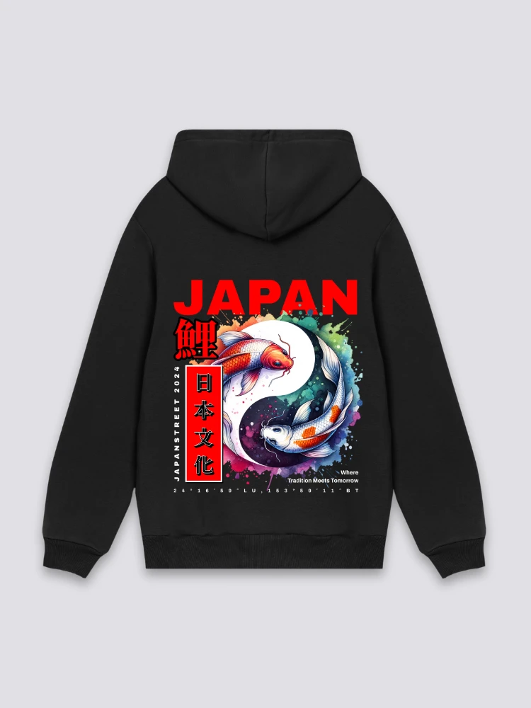 Japanese Fish Hoodie - フィッシュ 3 Japanese Fish Hoodie - フィッシュ