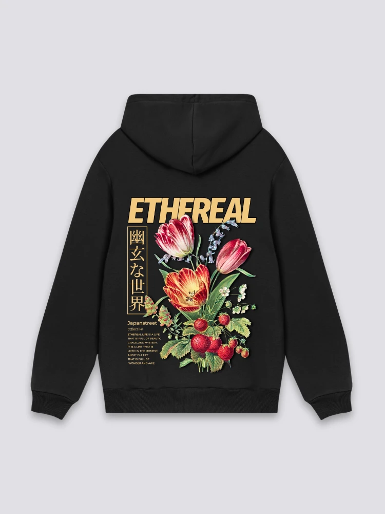 Japanese Flower Hoodie - フラワーズ 3 Japanese Flower Hoodie - フラワーズ