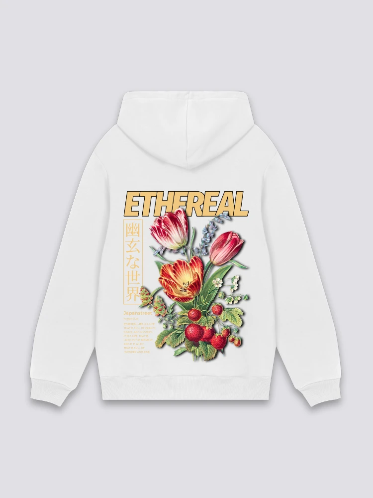 Japanese Flower Hoodie - フラワーズ 4 Japanese Flower Hoodie - フラワーズ - Image 2
