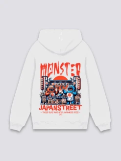 Japanese Wear Shop -Japanese Wear Shop Japanese Food Truck White Hoodie