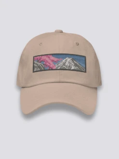 Japanese Landscape Cap - ランドスケープ -Japanese Wear Shop Japanese Landscape Beige Cap