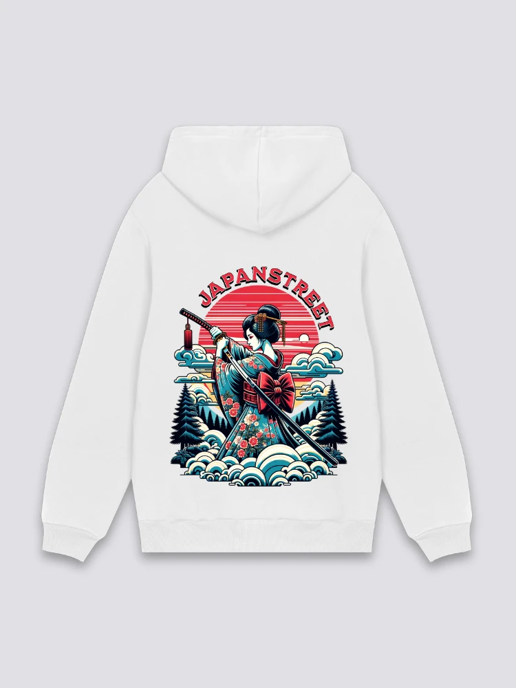 Japanese Print Hoodie - げいしゃ 3 Japanese Print Hoodie - げいしゃ
