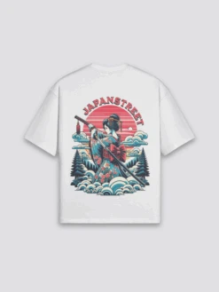 Japanese Print T-Shirt - げいしゃ