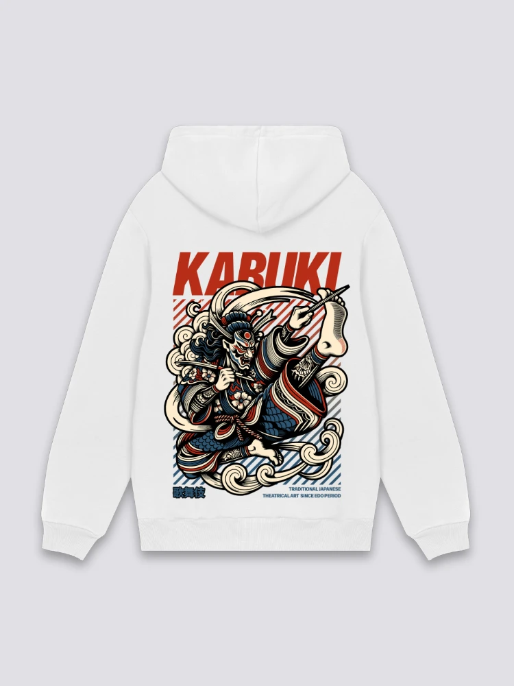 Kabuki Hoodie - かぶき 3 Kabuki Hoodie - かぶき