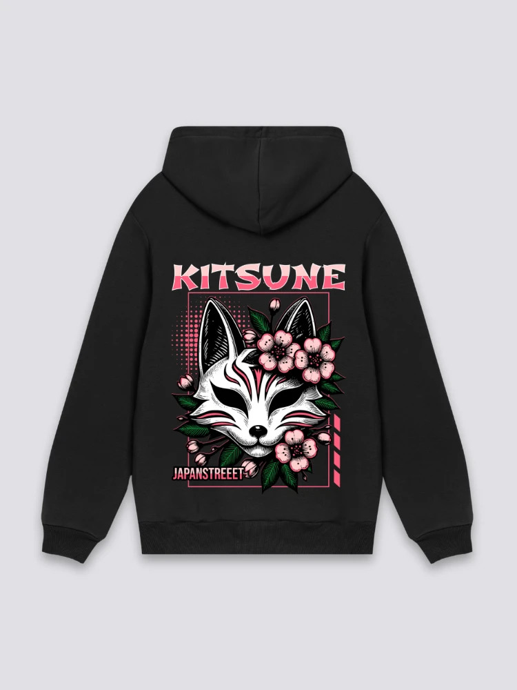 Kitsune Hoodie - キツネ 3 Kitsune Hoodie - キツネ
