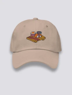 Maki Nigiri Cap - まきにぎり -Japanese Wear Shop Maki Nigiri Beige Cap