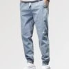 Men's Elastic Waist Jeans 'No Button' 1 Men's Elastic Waist Jeans 'No Button' -Japanese Wear Shop Men s Elastic Waist Jeans No Button Japan Clothing 1639401423