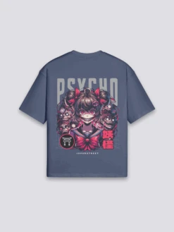 Japanese Anime T-Shirt - まんが -Japanese Wear Shop Navy Japanese Anime T Shirt