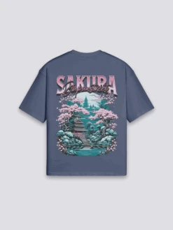 Sakura T-Shirt - サクラ 13 Sakura T-Shirt - サクラ -Japanese Wear Shop Navy Sakura T Shirt