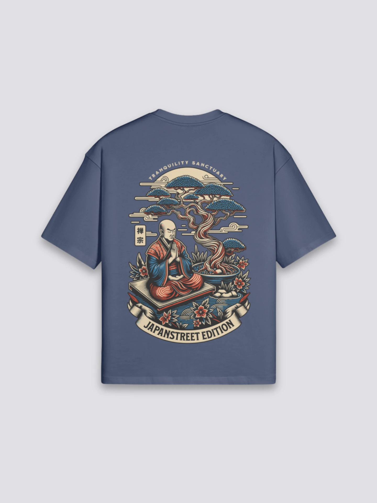 T-Shirt With Japanese Print - プリント 5 T-Shirt With Japanese Print - プリント - Image 3