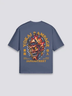 Yokai T-Shirt - ようかい 12 Yokai T-Shirt - ようかい -Japanese Wear Shop Navy Yokai T Shirt