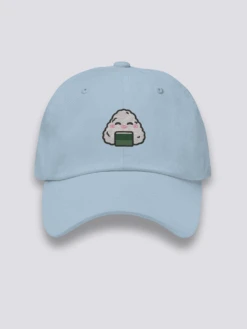 Onigiri Cap - おにぎり 9 Onigiri Cap - おにぎり -Japanese Wear Shop Onigiri Blue Cap