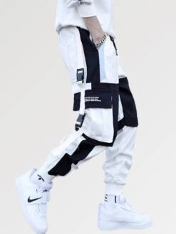White Streetwear Pants 'Killin Skin'