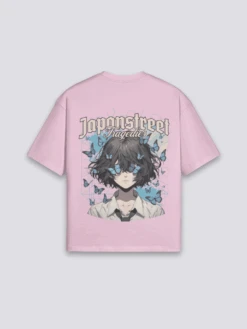 Butterfly T-Shirt - ちょうちょ -Japanese Wear Shop Pink Butterfly T Shirt