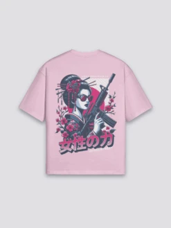 Japanese Streetwear T-Shirt - アーバン 12 Japanese Streetwear T-Shirt - アーバン -Japanese Wear Shop Pink Japanese Streetwear T Shirt