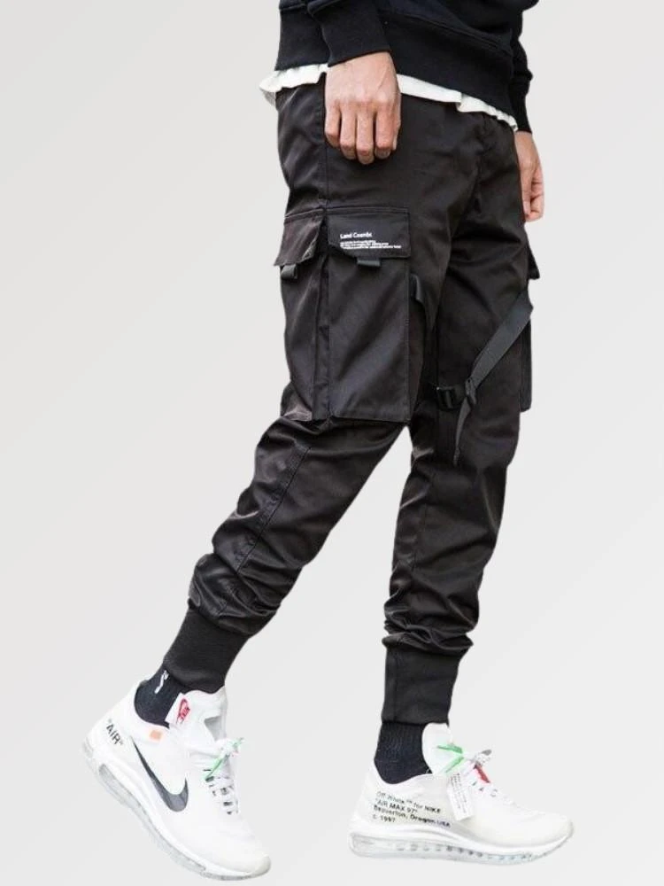Streetwear Pants With Straps 'Okazaki' 3 Streetwear Pants With Straps 'Okazaki'