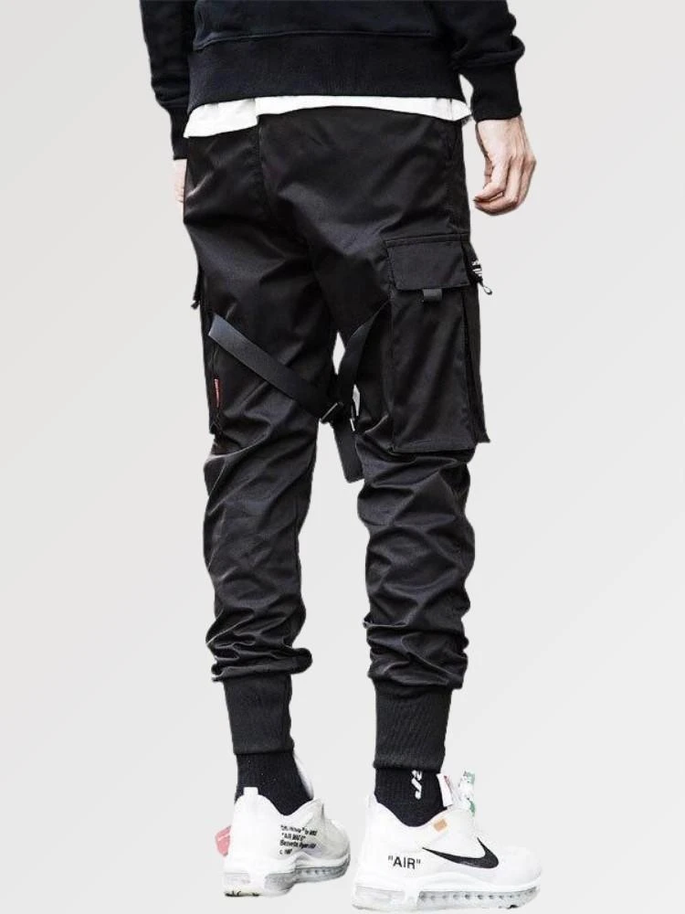 Streetwear Pants With Straps 'Okazaki' 4 Streetwear Pants With Straps 'Okazaki' - Image 2