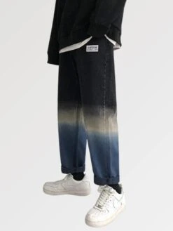Tie Dye Jeans With Bleach 'Kirana' -Japanese Wear Shop Tie Dye Jeans with Bleach Kirana Japan Clothing 1639577894