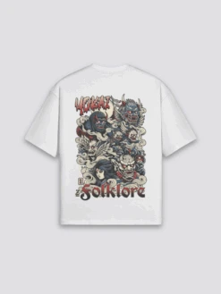 Japanese Art T-Shirt - みんぞくがく 12 Japanese Art T-Shirt - みんぞくがく -Japanese Wear Shop White Japanese Art T Shirt