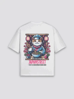 Japanese Cat T-Shirt - ねこ 8 Japanese Cat T-Shirt - ねこ -Japanese Wear Shop White Japanese Cat T Shirt