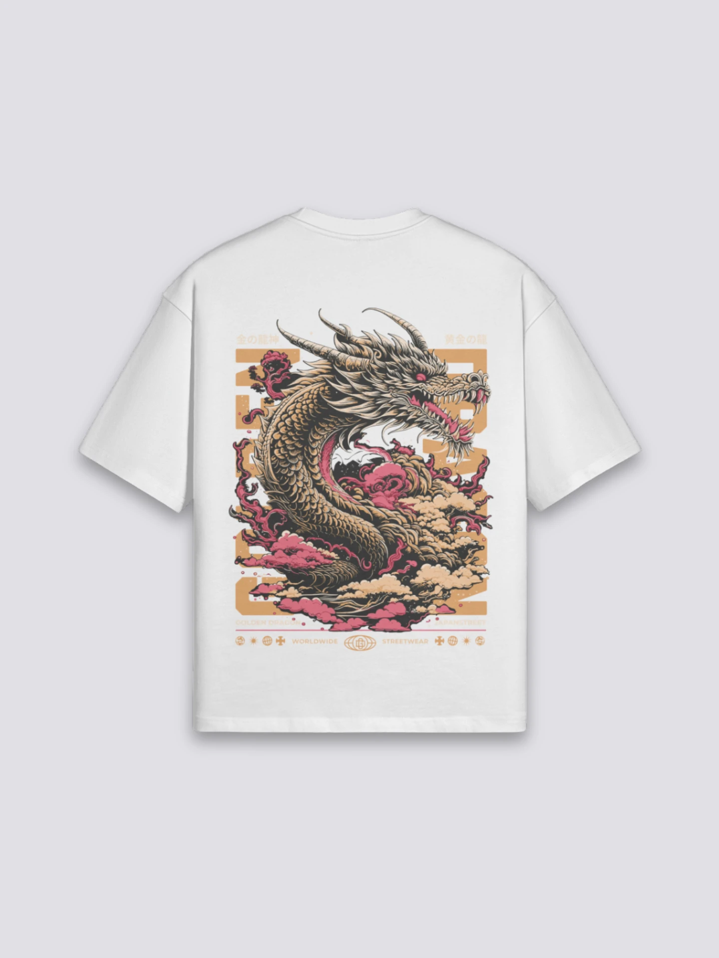 Japanese Dragon T-Shirt - ドラゴン 4 Japanese Dragon T-Shirt - ドラゴン - Image 2