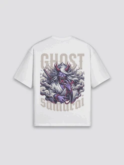 Japanese Style T-Shirt - ゴースト -Japanese Wear Shop White Japanese Style T Shirt