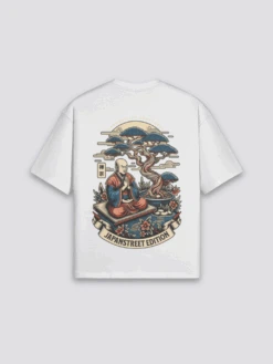 T-Shirt With Japanese Print - プリント 13 T-Shirt With Japanese Print - プリント -Japanese Wear Shop White T Shirt with Japanese Print