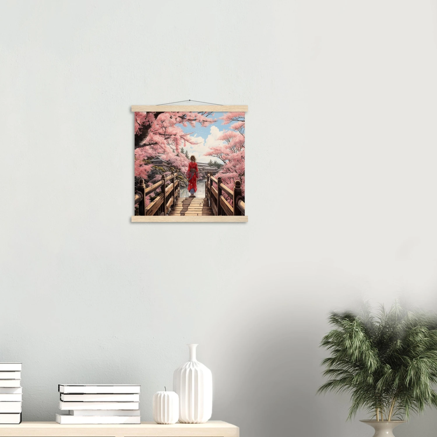 Japanese Cherry Blossom Painting 'Sakura' 10 Japanese Cherry Blossom Painting 'Sakura' - Image 8