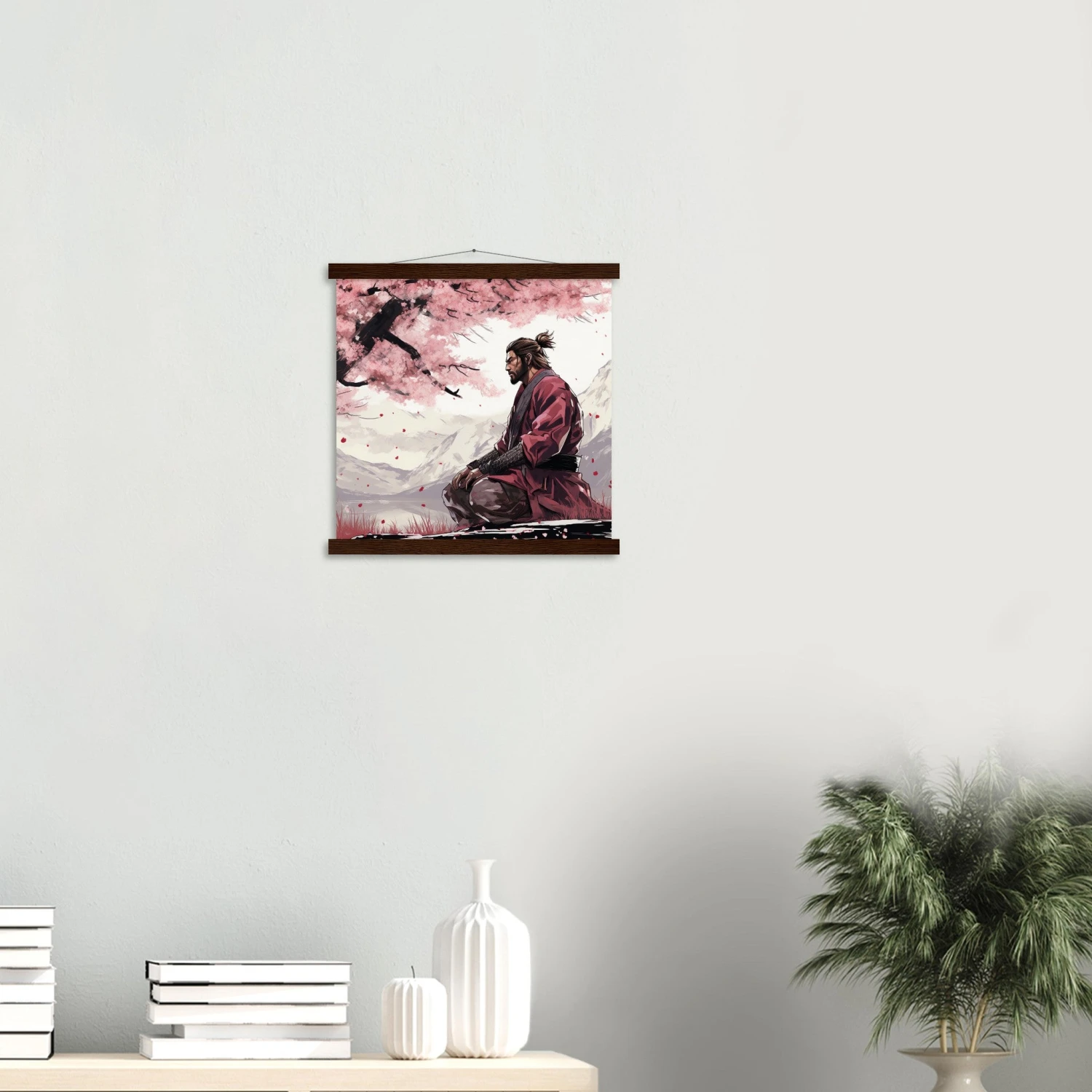 Japanese Painting Sakura 'Samurai' 9 Japanese Painting Sakura 'Samurai' - Image 7