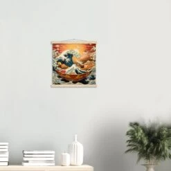 Modern Japanese Wall Art 'Kanagawa' -Japanese Wear Shop bafa8ab5 d665 4860 8644 610c080362f2