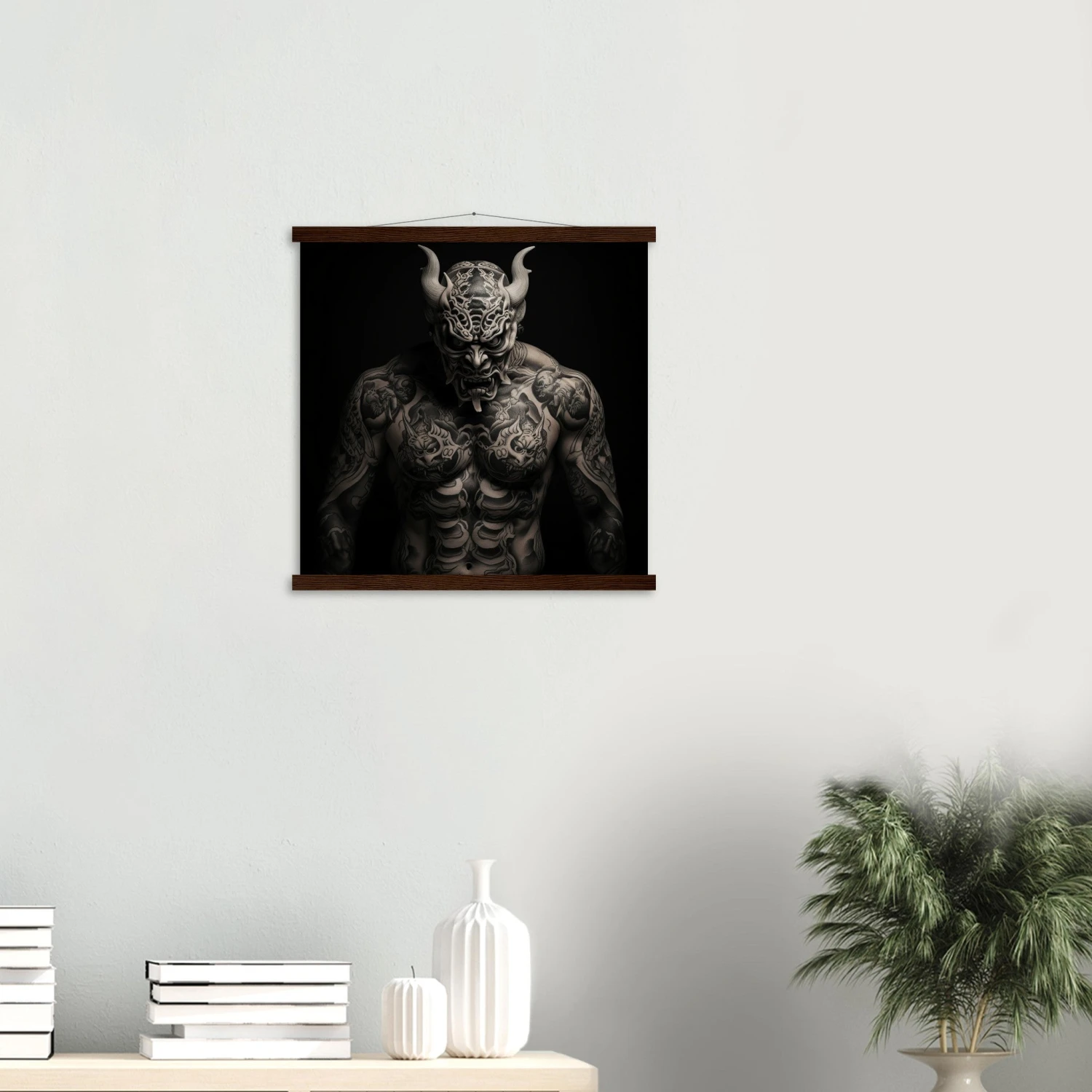 Tableau Tattoo Wall Art 'Oni' 7 Tableau Tattoo Wall Art 'Oni' - Image 5